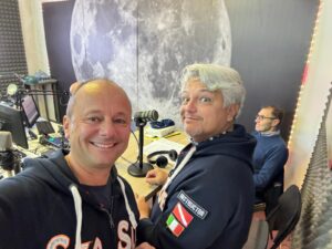 Claudio istruttore Seasub, in secondo piano Cristiano Marchese