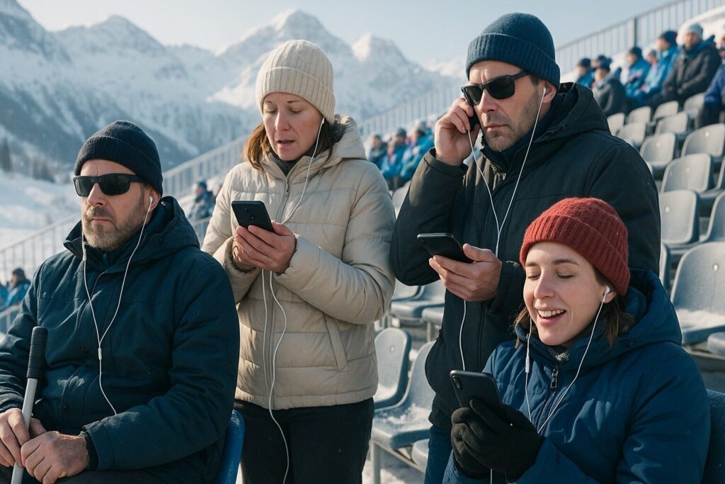 Audiodescrittori sport invernali